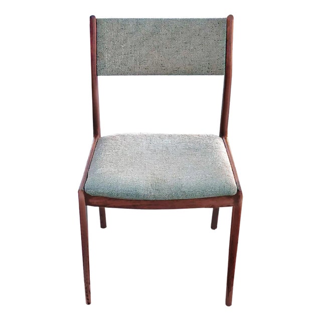1960s D-Scan Danish Modern Teak Dining Chair For Sale