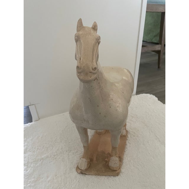 Chinese 1990s Large Ceramic Horse For Sale - Image 3 of 6