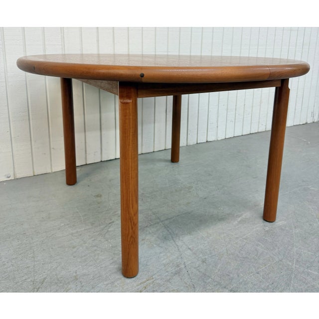 Mid-Century Danish Modern Teak Dining Table For Sale In Philadelphia - Image 6 of 8