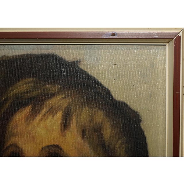 Brandsma, Young Boy, 1930, Oil on Canvas, Framed For Sale - Image 10 of 18
