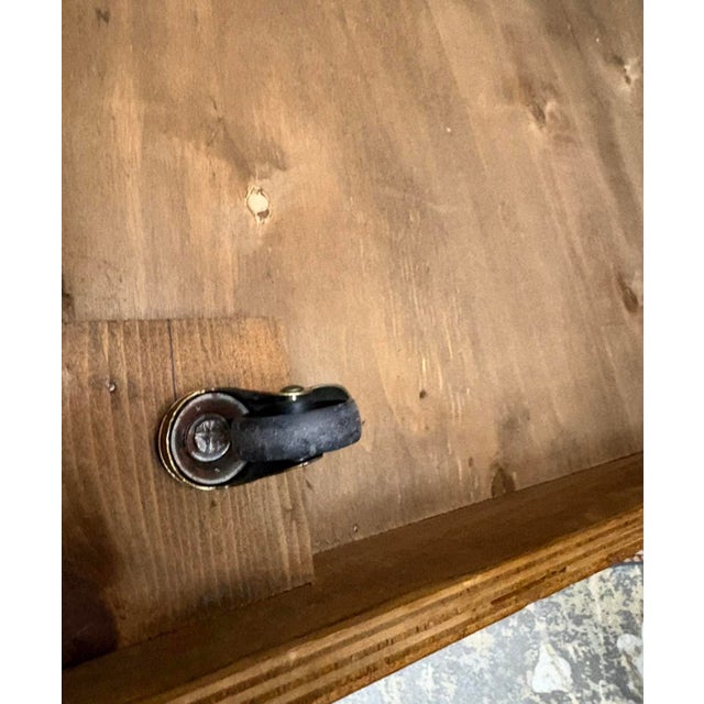 Lj Newton Italian Burl Coffee Table on Casters For Sale - Image 10 of 12