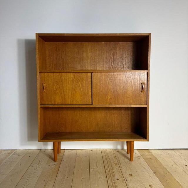 Vintage Danish Teak Bookcase from Clausen & Son, 1960s For Sale - Image 3 of 7