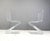 Acrylic Glass Zigzag Dining Chairs, 1980s, Set of 2 For Sale - Image 4 of 10