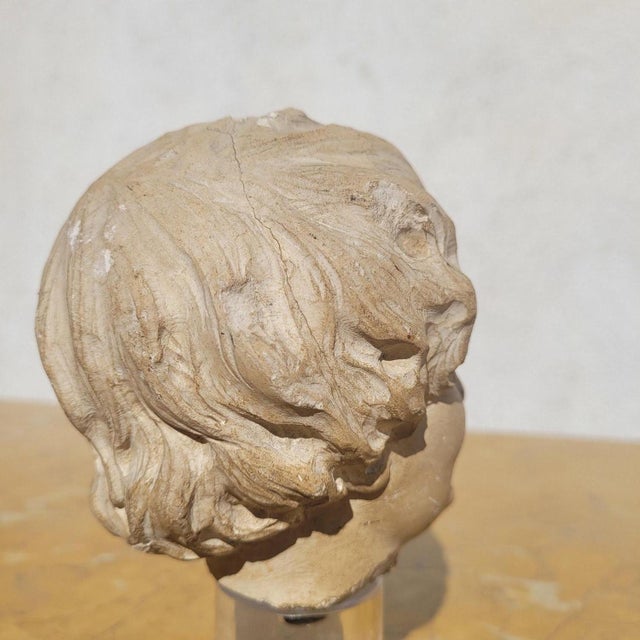 18th Century Stone Sculpture of a Child's Head For Sale - Image 9 of 17