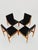 Black Vintage Danish Ash SE 21 Dining Chairs by Egon Eiermann, 1960s, Set of 4 For Sale - Image 8 of 18