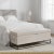 Dimensions: 46" W x 15" D x 17" H Features: • Solid wood construction • Lift up top to reveal storage • Sturdy metal base...