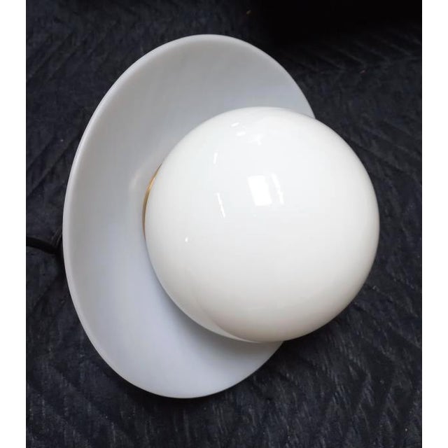 White Allied Maker Crest Pendant Light For Sale - Image 8 of 10