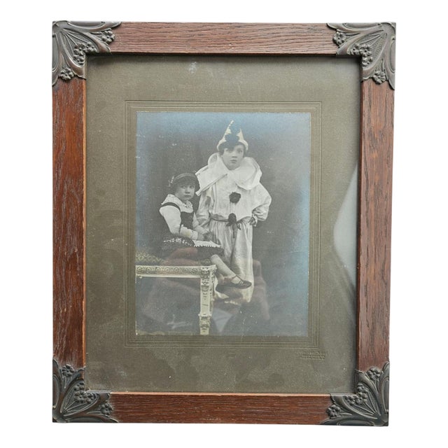 Antique Photo Frame by R. Melcher, 1900s For Sale