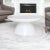 Enhance your living space with the Aria Resin White Round Coffee Table, exuding modern elegance. Crafted from cast resin,...