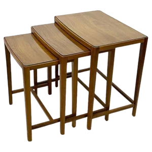 Mid-Century Scandinavian Nesting Tables, Set of 3