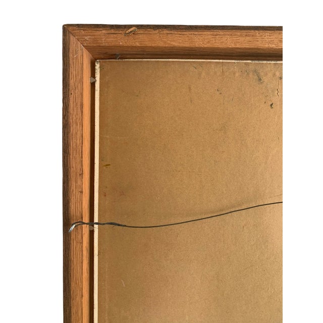 1966 Richard Amend Impressionist Acrylic Painting on Board of a Seated Woman For Sale In Los Angeles - Image 6 of 9