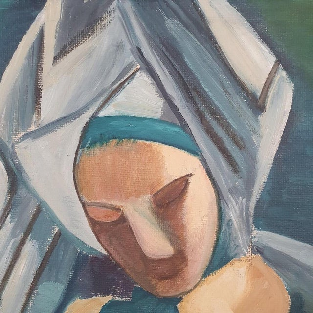 Gertie Lidberg, Picasso Study, 1957, Oil on Panel For Sale - Image 4 of 18