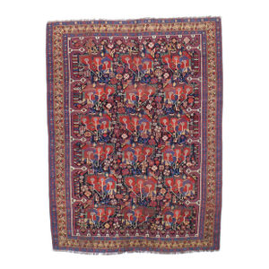 Antique Persian Qashqai Rug 5'3" X 7’1"