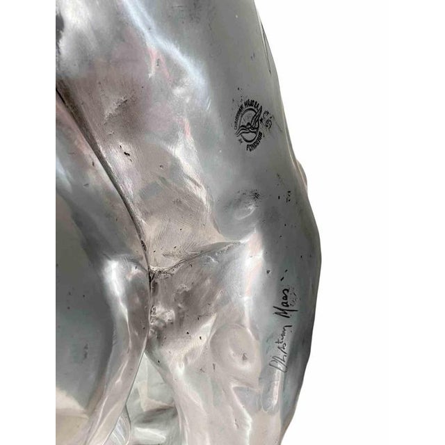 Unknown, Bulldog Sculpture, 2007, Aluminium For Sale - Image 4 of 9