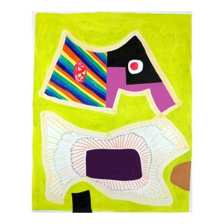 Max Manning “Untitled (PPR 348)” Contemporary Abstract Colorful Geometric Patterned Painting, 2021 For Sale