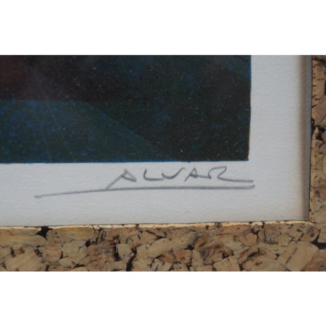 Late 20th Century Alvar Sunol Renaixent Renaissance Embossed Surrealist Lithograph Prints - Set of 4 For Sale - Image 10 of 13