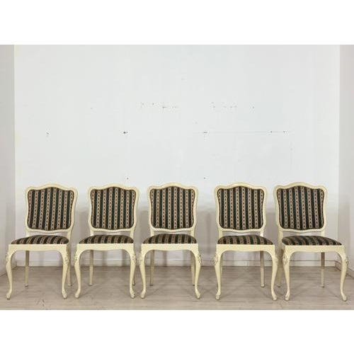Brown Vintage Chippendale Chairs, 1920, Set of 5 For Sale - Image 8 of 17