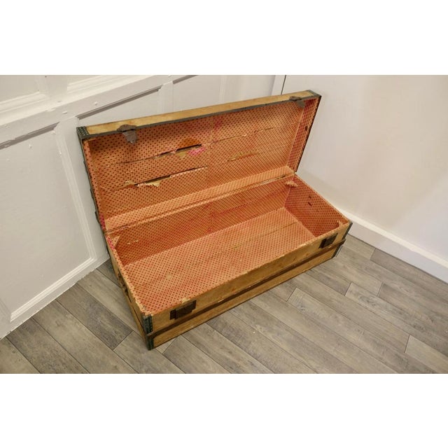 Spanish Folk Art Travel Chest For Sale - Image 5 of 8