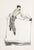 A 1969 charcoal drawing by the American artist James L. Bruch (1942-2023). Titled "Commentary," this work depicts a man...