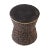 Contemporary Hand Chiseled Black Accent or Side Table For Sale