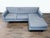 Modern Room & Board Andre Reversible Chaise Sectional in Grey Fabric For Sale - Image 3 of 14