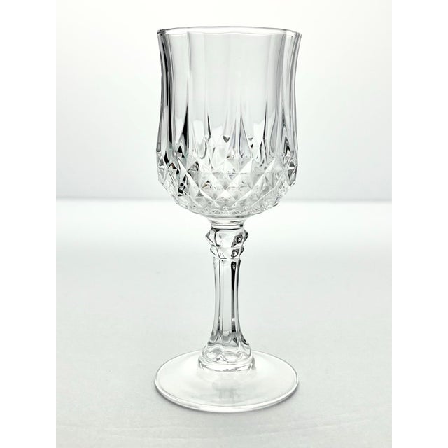 Contemporary 1990s Cristal D’Arques “Longchamp” Set of 4 Cordial Wine Glasses For Sale - Image 3 of 4
