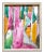 Original Vintage Abstract Watercolor Painting Framed For Sale