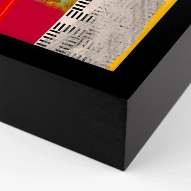 Baldessari by Jonathan Ryan Harvey, Art Print in Black Frame, Small Overall Size: 18x24 Frame Color: Black