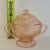 1930s 1935 Federal Glass Pink Sharon Lidded Sugar Bowl For Sale - Image 5 of 7