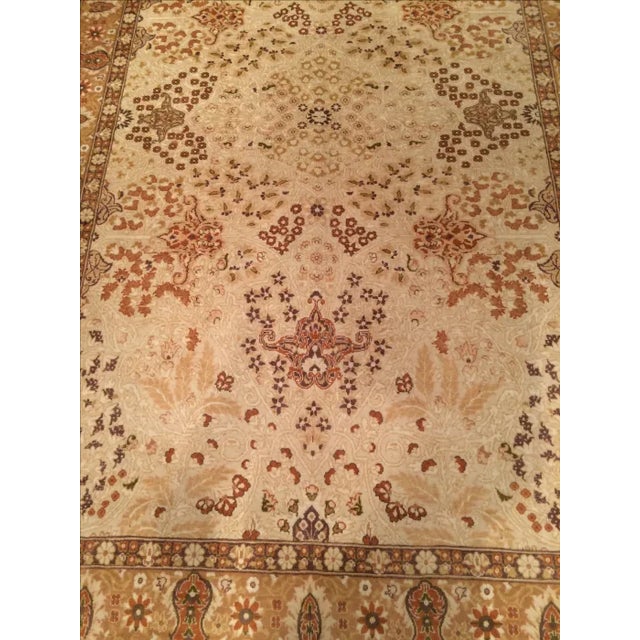 Traditional 2020s Pasargad Beige Fine Amritsar Design Rug For Sale - Image 3 of 6