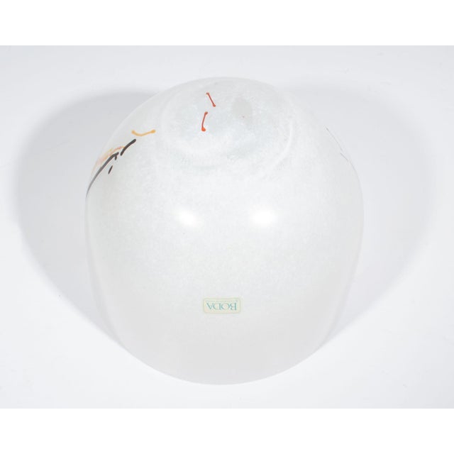 Late 20th Century Glass "Rainbow" Bowl by Bertil Vallien for Kosta Boda For Sale - Image 5 of 8