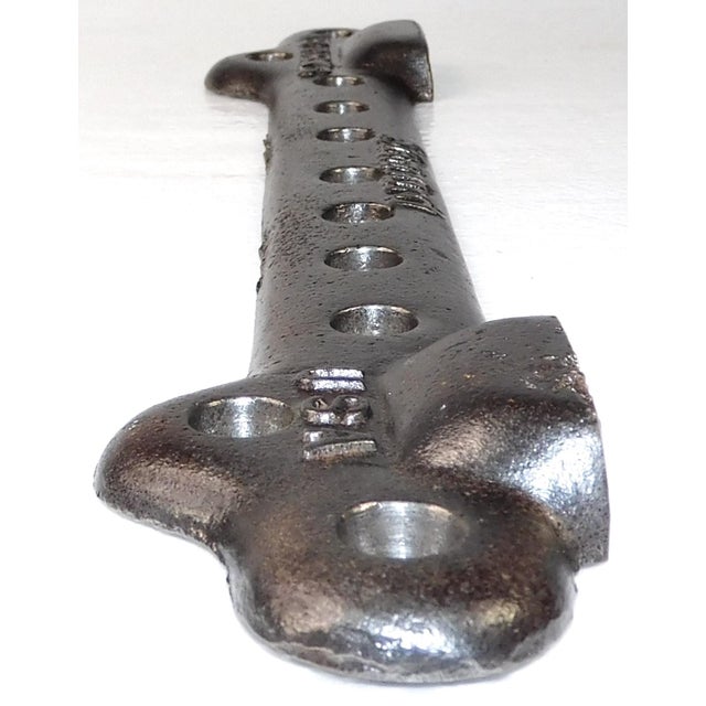 Restored Vintage "Standard" Nb Works Cast Iron Sink Wall Bracket For Sale - Image 4 of 7