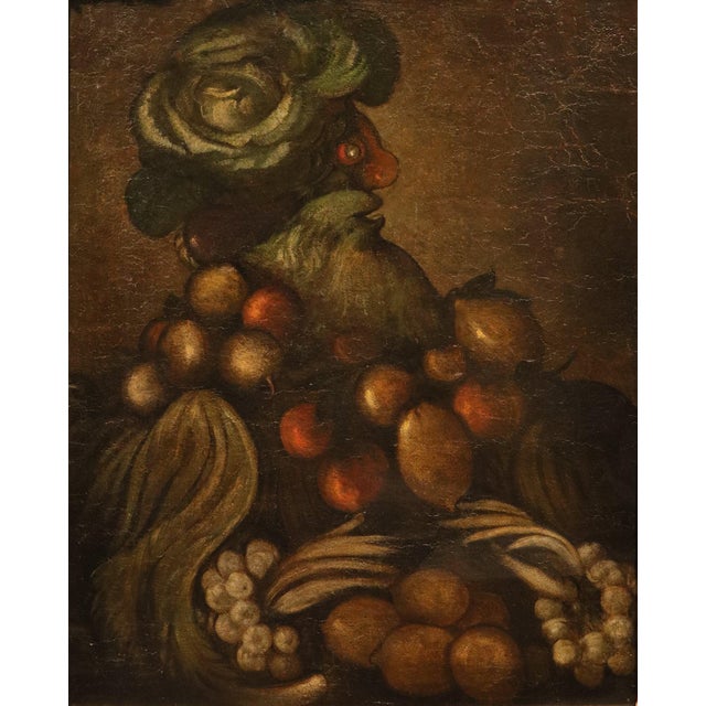 Giuseppe arcimboldo (milan 1527 – milan 1593) follower of the 17th/18th century anthropomorphic allegory of winter oil on...