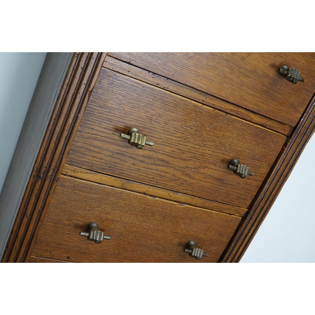 Dutch Oak Apothecary Cabinet, Mid-20th Century For Sale - Image 10 of 18