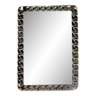 Gucci Sterling Chainlink Picture Frame, Circa 1980 For Sale
