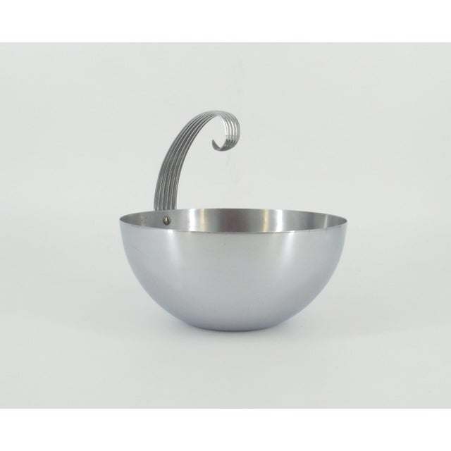 Art Deco Russel Wright for Chase chrome ice bowl/bucket.