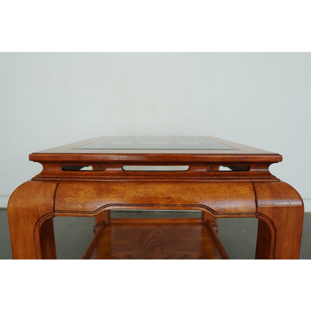 Vintage Century Furniture Burlwood End Table For Sale - Image 12 of 15