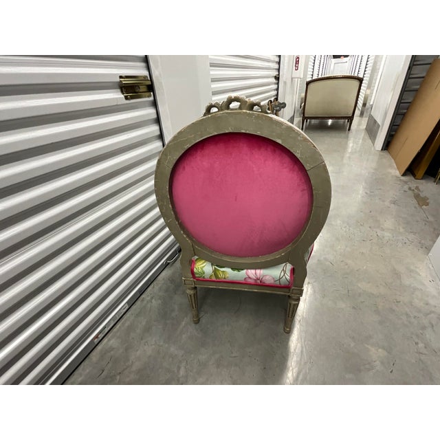 Wood Pair of Manuel Canovas Antique Louis XVI Large Arm Chairs Fauteuils For Sale - Image 7 of 12