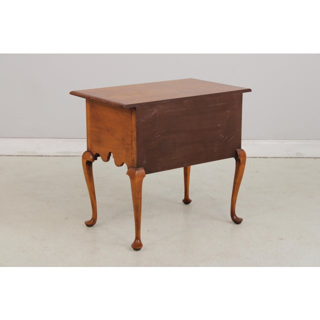 Eldred Wheeler Tiger Maple Lowboy Dressing Table For Sale - Image 16 of 18