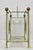 Vintage Italian Neoclassical Green Wrought Iron Book Magazine Rack W/ Shield For Sale - Image 10 of 15