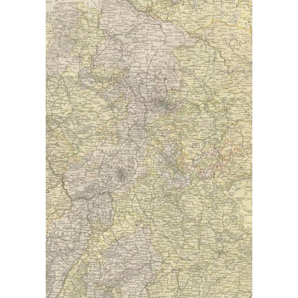 Transport yourself to the heart of history with an original Antique Map of The German Empire (west sheet) from 'The...