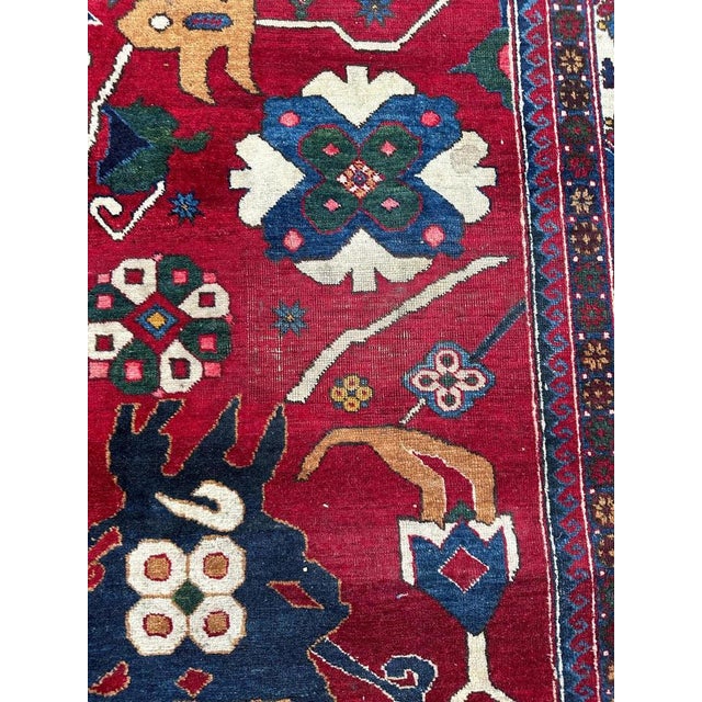 Textile Mid-Century Azerbaijan Rug, 1950s For Sale - Image 7 of 18