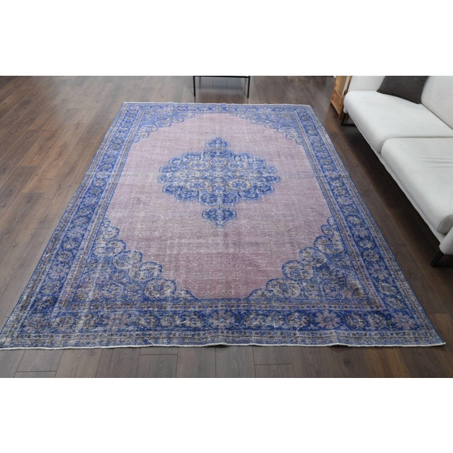 Vintage Persian Hand-Knotted area rug is a semi-antique vintage area rug. The '70s Eastern region of Anatolian's unique...