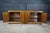 Mid-Century Fancher Chinoiserie Campaign Walnut Smoked Glass Buffet Credenza MCM For Sale - Image 13 of 18