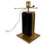 Brass and Glass Table Lamp Base, Italy, 1980s For Sale - Image 9 of 9