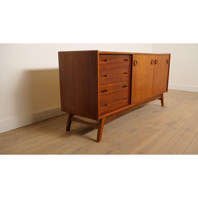 Vintage Sideboard in Walnut For Sale - Image 6 of 16