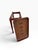 Chinese Vintage Chinese Red Lacquer & Woven Rattan Removable Tray Table With Calligraphy For Sale - Image 3 of 14