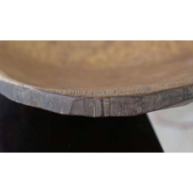 1960s Tribal Feast Offering Tray, Hand Hewn Wood Bowl by the Indigenous Mentawei, Indonesia For Sale - Image 15 of 18