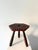 Brutalist Colonial Style Carved Tripod Stool, Spain, 1940s For Sale - Image 4 of 8
