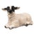 1990s Small Vintage English Ceramic Decorative Lamb For Sale